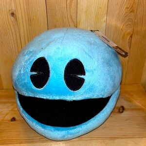 Blue Plush Pac-Man Ghost Toy